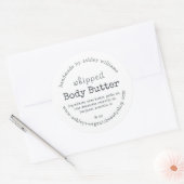 Handmade Body Butter Organic Business Label (Envelop)