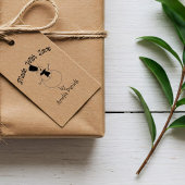 Handmade by Christmas Snowman Stamp Zelfinktende Stempel