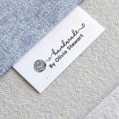 Handmade by crochet yarn personalized Ribbon Grosgrain Lint