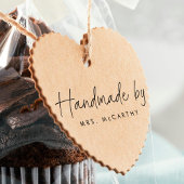 "Handmade by" Rubber Stamp – Casual handschrift Rubberstempel