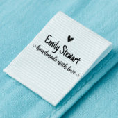 Handmade by Sew on Labels With Customization Grosgrain Lint
