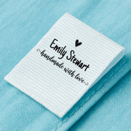 Handmade by Sew on Labels With Customization Grosgrain Lint