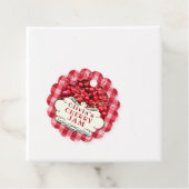 Handmade Cherry Jam Bedankjes Labels (In situ)