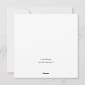 Handmade Christmas Card with Star Graphic Feestdagenkaart (Achterkant)