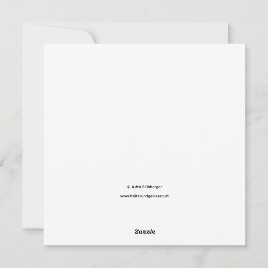 Handmade Christmas Card with Star Graphic Feestdagenkaart (Achterkant)