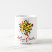 Handmade Christmas Cup with Star Graphic Koffiemok (Center)