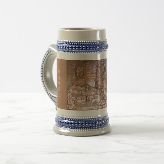 HANDMADE COPPER PLATE OF KRAKOW, POLAND   BIERPUL (Voorkant links)