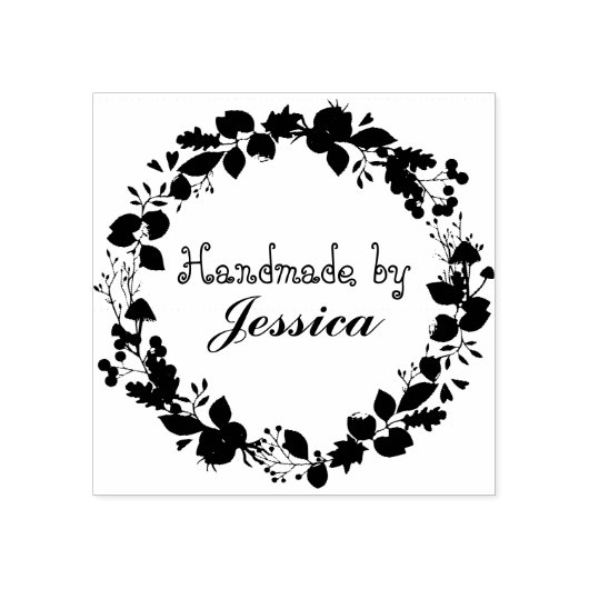 Handmade Crafting Custom Name Business Rubberstempel (Afrduk)