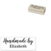 Handmade Custom Name Wood Art Stempel (Gestempeld)