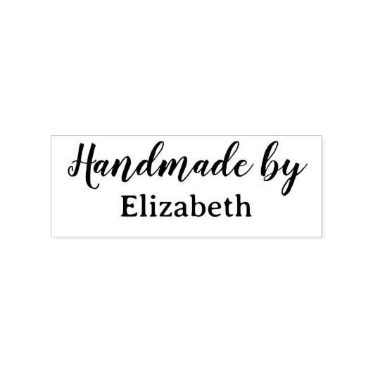 Handmade Custom Name Wood Art Stempel (Afrduk)