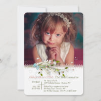 Handmade Embellishing Foto Uitnodiging