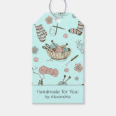 Handmade for You Crochet/Knit Care Instructions Cadeaulabel (Voorkant)