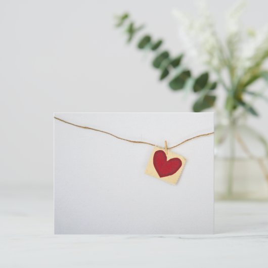 Handmade Heart Briefkaart (Staand voorkant)
