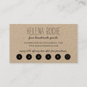 Handmade Heart | Loyalty Rustic Kraft (Achterkant)