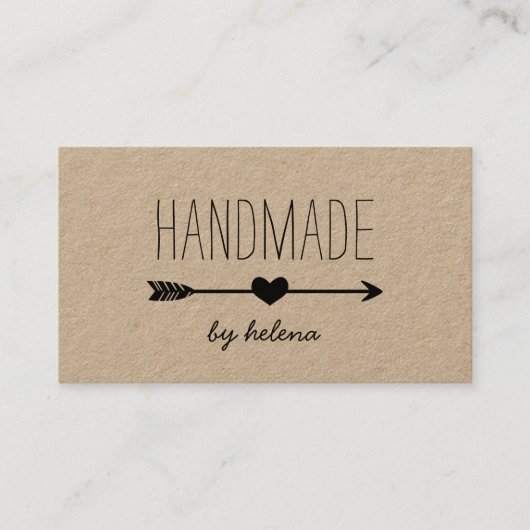 Handmade Heart | Loyalty Rustic Kraft (Voorkant)