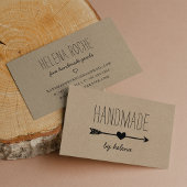 Handmade Heart | Rustic Kraft Visitekaartje