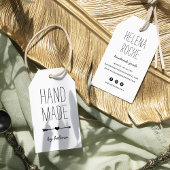 Handmade Heart | Rustisch Cadeaulabel