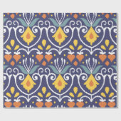 Handmade Ikat fabric. Ethnic seamless pattern. Asi Cadeaupapier (Vlak)