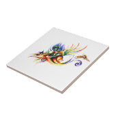 Handmade Ink Drawing of Lord Krishna Tegeltje (Zijkant)