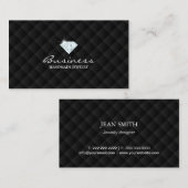 Handmade Jewelry Luxury Dark Diamond Quiled Visitekaartje (Voorkant / Achterkant)