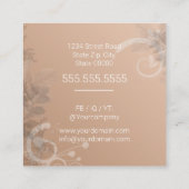 Handmade Jewelry Vierkante Visitekaartje (Achterkant)