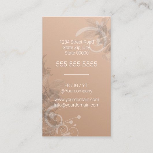 Handmade Jewelry Visitekaartje (Achterkant)