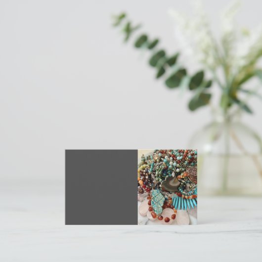 Handmade Jewelry Visitekaartje (Staand voorkant)