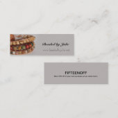 Handmade juwelry 2 Visitekaartje (Voorkant / Achterkant)