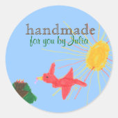 "Handmade" label (Voorkant)