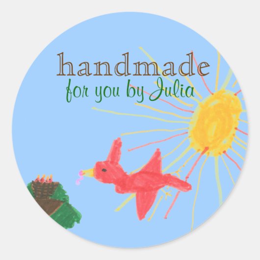 "Handmade" label (Voorkant)
