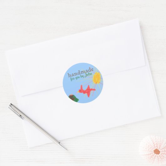 "Handmade" label (Envelop)