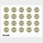 Handmade Lemon Zest Soap Ronde Sticker (Vel)
