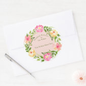 Handmade Love Label Roos Wreater Blush & White (Envelop)