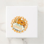 Handmade Oranje Marmalade Bedankjes Labels (In situ)