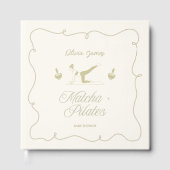 Handmade pilates baby shower gastenboek (Voorkant)