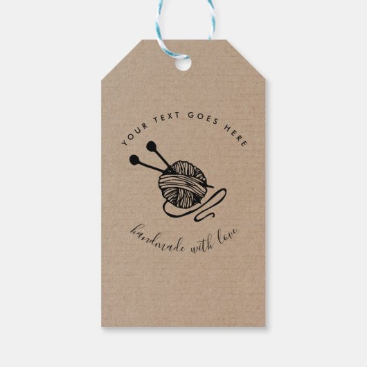 Handmade Product Craft Knitting Cadeaulabel (Achterkant)