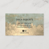 Handmade Products Gold Forest  Bronze Visitekaartje (Achterkant)