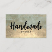 Handmade Products Gold Forest  Bronze Visitekaartje (Voorkant)