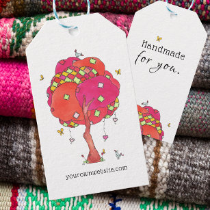 Handmade Quilt Business Website Product Label Cadeaulabel