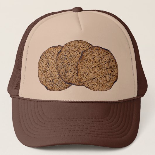 Handmade Shemurah Matzah Trucker Pet (Voorkant)
