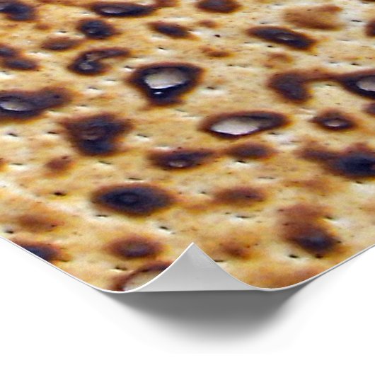 Handmade Shmura Matzah Poster (Hoek)