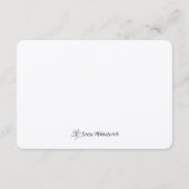 Handmade-style with Сrochet Bunny Informatiekaartje (Achterkant)