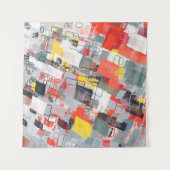Handmade surreal abstract pattern. Modern artistic Wandkleed (Voorkant (horizontaal))