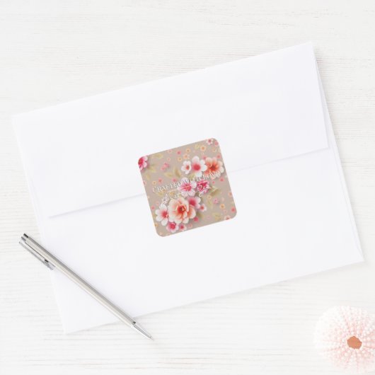 Handmade Thank You Stickers • Cute Order Packaging (Envelop)