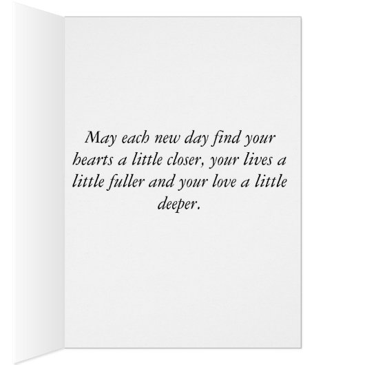 Handmade Weddenskaart (Binnen (Rechts))