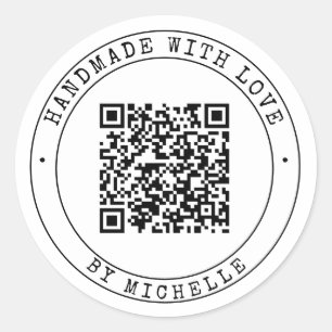 Handmade with Love bedankt Sticker