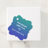 "Handmade with Love by", persoonlijke Labels (In situ)