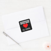 HANDMADE WITH LOVE CUSTOM STICKERS (Envelop)