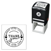 Handmade With Love – Custom Thank You Zelfinktende Stempel (In situ)