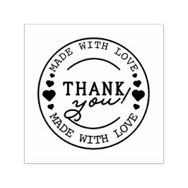 Handmade With Love – Custom Thank You  Zelfinktende Stempel